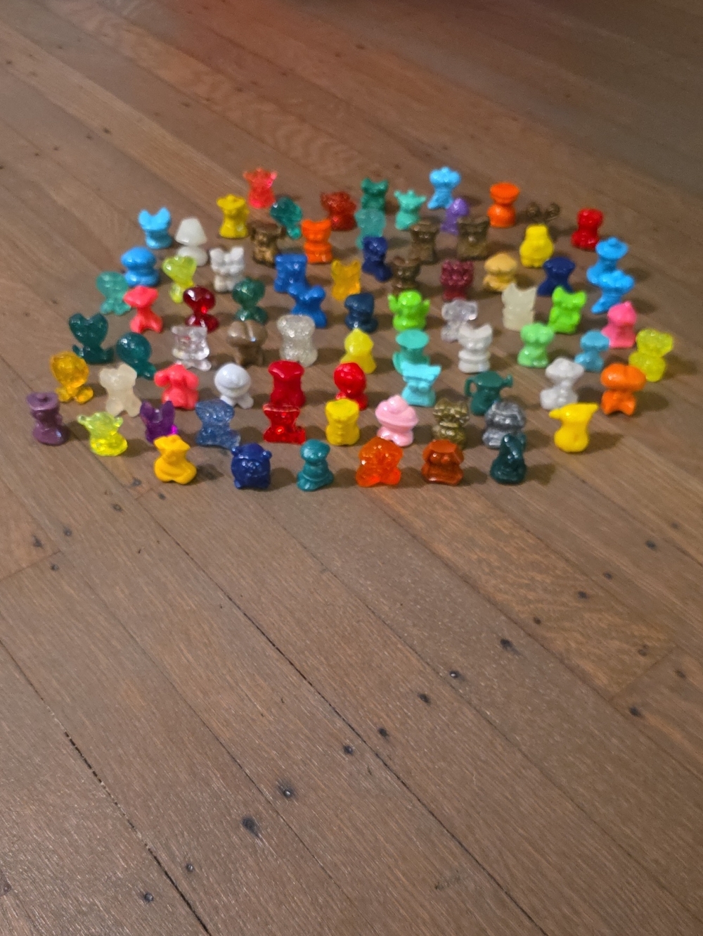 Gogo's Crazy Bones Vintage 1990's Mini Figurine Collection - Assorted- Set Of 79